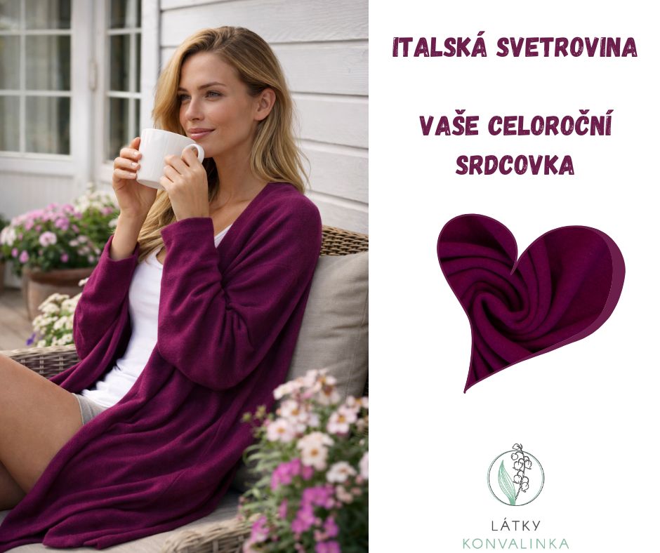 Italská svetrovina SRDCOVKA